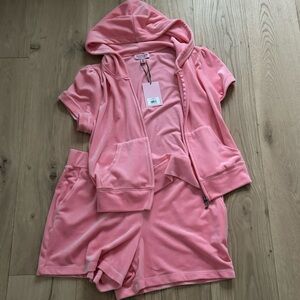NWT Juicy Couture Set – Flamingo Pink – XL